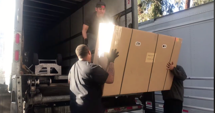 Shippin' ain't easy!